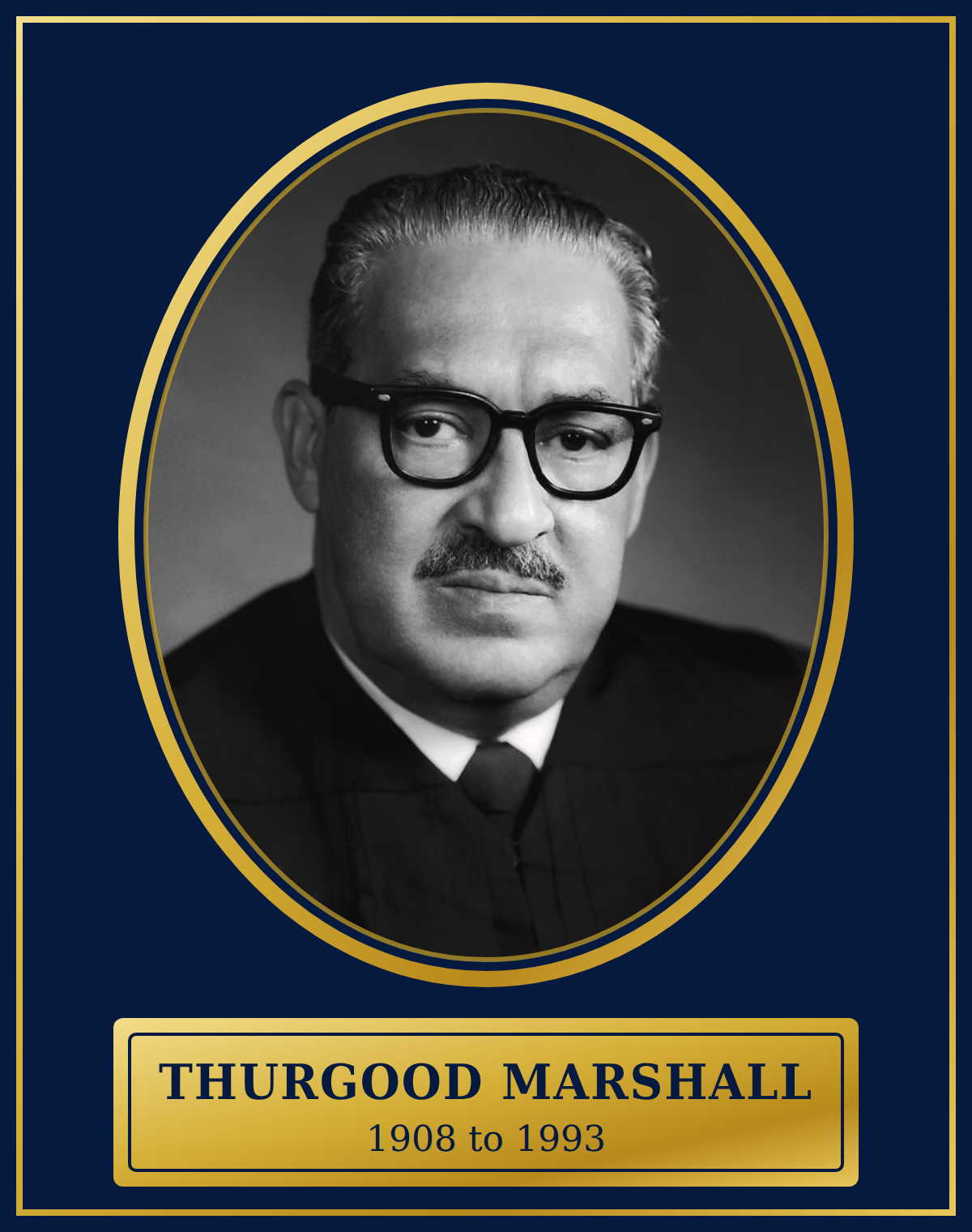 Portrait of Thurgood Marshall